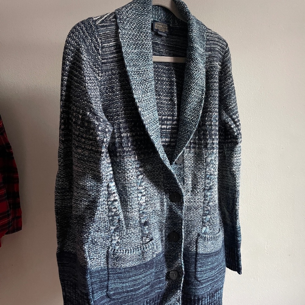 Pendleton Heritage Lambswool Cardigan: M